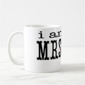 私は彼の妻である。 コーヒーマグカップ (左)