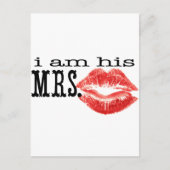 私は彼の妻である。 ポストカード (正面)