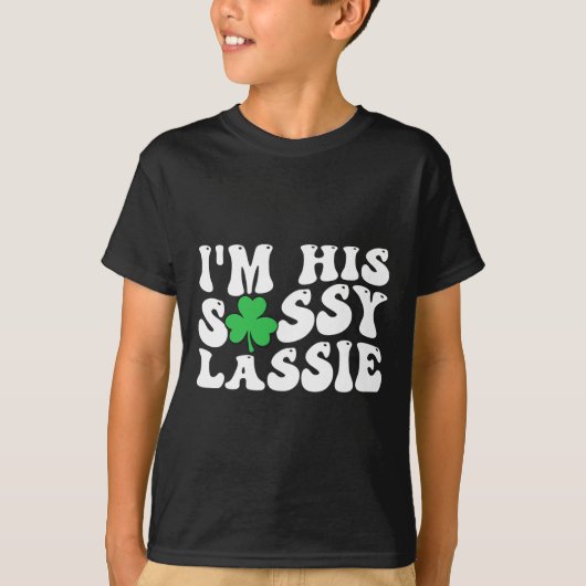 私は彼の甘い嘘のSt patricks dayカップルのマッチング Tシャツ (正面)