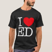 私は彼のedを愛している tシャツ (正面)