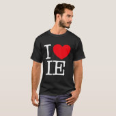 私は彼のIeが大好き Tシャツ (正面フル)