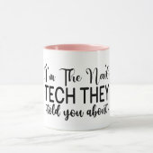 私は彼らがあなたに話した爪、 ネイルテック、爪、 ネイルテック マグカップ (中央)