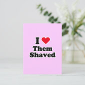 私は彼らがかきをするのが好きです ポストカード (スタンド正面)