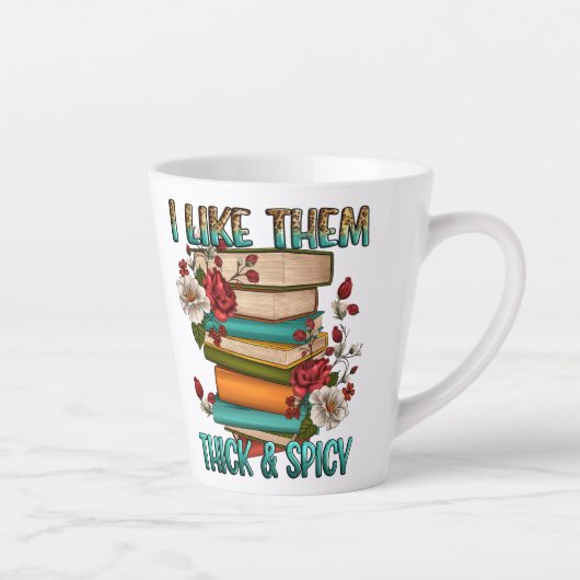 私は彼らが厚くてスパイシーなラテマグが好き カフェラテマグ (右)