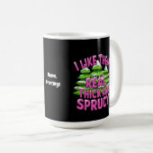 私は彼らが厚く実在て元気なクリスマおもしろいスが好き コーヒーマグカップ (正面右)