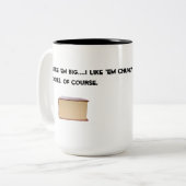 私は彼らが大きいのが好き ツートーンマグカップ (正面左)