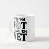 私は彼らが彼ら離れを濡らしている コーヒーマグカップ (正面左)