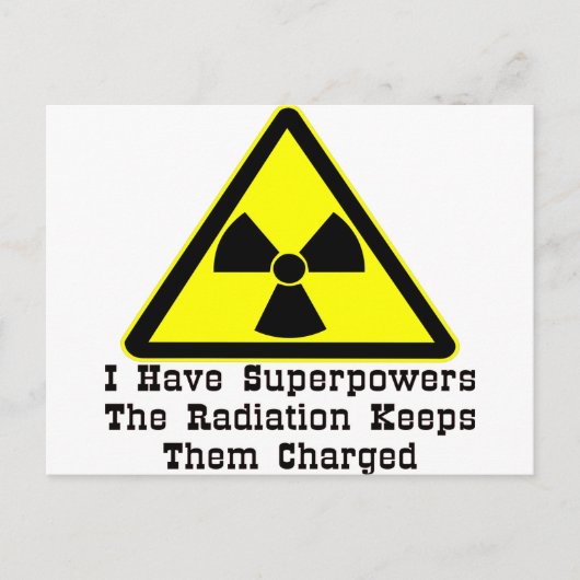 私は彼らに最高の放射能を与保える ポストカード (正面)