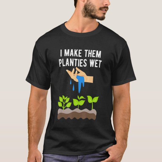 私は彼らに植物を濡らす9 Tシャツ (正面)