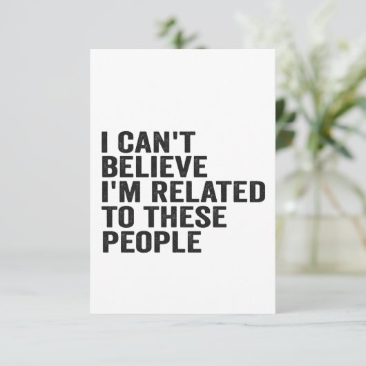 私は彼ら信じの人と関係が無いおもしろい サンキューカード (スタンド正面)