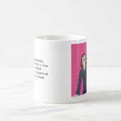 私は彼をです端正考えます コーヒーマグカップ (中央)