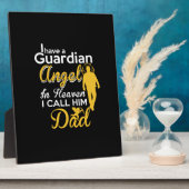 私は彼を天国と呼ぶパパ フォトプラーク (側面)