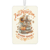 私は彼を褒める… カーエアーフレッシュナー (裏面)