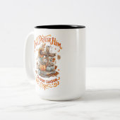 私は彼を褒める… ツートーンマグカップ (正面左)