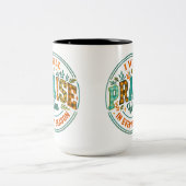 私は彼を褒める.... ツートーンマグカップ (中央)