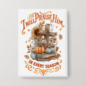 私は彼を褒める… 缶バッジ (正面)