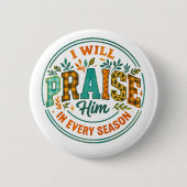 私は彼を褒める.... 缶バッジ (正面)