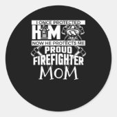 私は彼保護の火誇りを持った士の母 ラウンドシール (正面)