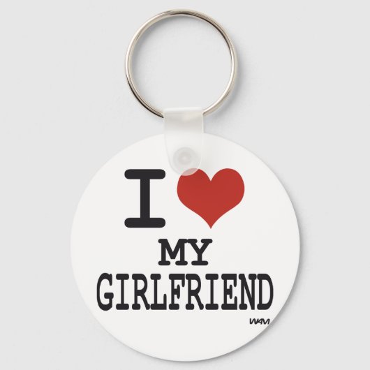 私は彼女が大好きだ キーホルダー (正面)