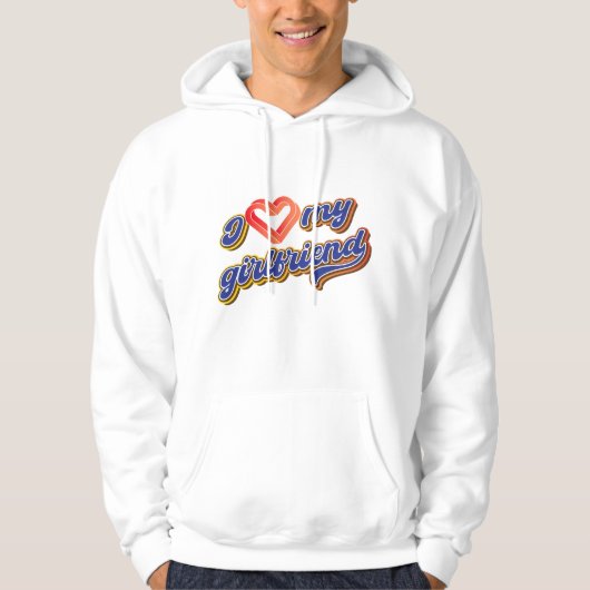 私は彼女が大好きだ パーカ (正面)