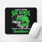 私は彼女が屈むのを好きだが私はそれを愛していおもしろいる マウスパッド (マウス)