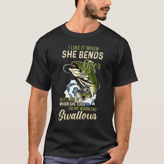 私は彼女が曲がる時に好きだが、私はSの時にそれを愛する Tシャツ (正面)