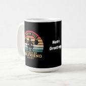 私は彼女が熱いので気が付おもしろいく コーヒーマグカップ (正面左)