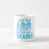 私は彼女が頭脳を得たABSを得ました コーヒーマグカップ (中央)