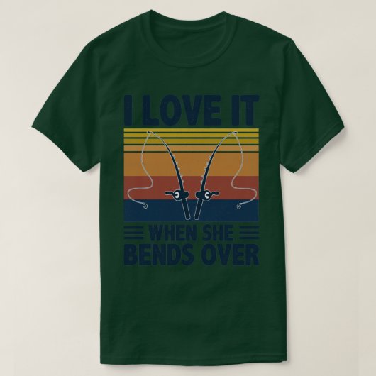 私は彼女が51を超える曲がってそれを愛する Tシャツ (デザイン正面)