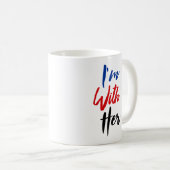 私は彼女とあります コーヒーマグカップ (正面右)