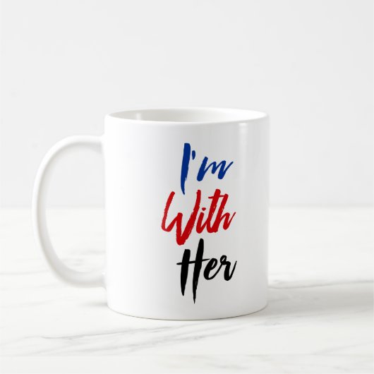 私は彼女とあります コーヒーマグカップ (左)