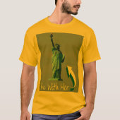 私は彼女とあります! Tシャツ (正面)