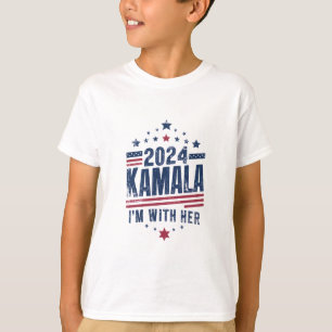 私は彼女と共に カマラ 2024年カマラ・ハリスに投票 Tシャツ