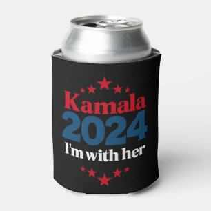 私は彼女と共に カマラ 2024年大統領にカマラに投票 缶クーラー