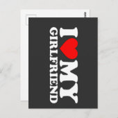 私は彼女にハートする ポストカード (正面/裏面)