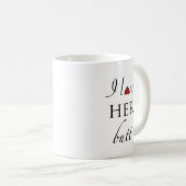 私は彼女のお尻を愛します コーヒーマグカップ (正面右)