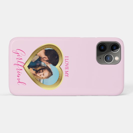 私は彼女のための私のガールフレンドのギフト彼のバレンタイン大好き Case-Mate iPhoneケース (裏面(横))