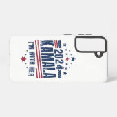 私は彼女のカマラハリスの2024の投票と一緒にいる SAMSUNG GALAXYケース (裏面横)