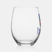 私は彼女のカマラハリス大統領のバタフライのために一緒にいる ステムなしワイングラス (右)