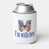 私は彼女のカマラハリス大統領のバタフライのために一緒にいる 缶クーラー (缶裏面)