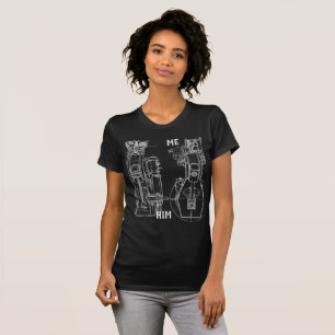 私は彼女のガールフレンド回路図スケッチ Tシャツ