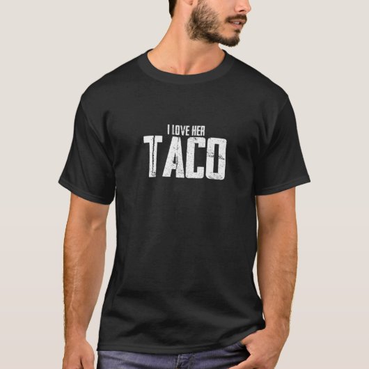 私は彼女のタコが大好き Tシャツ (正面)