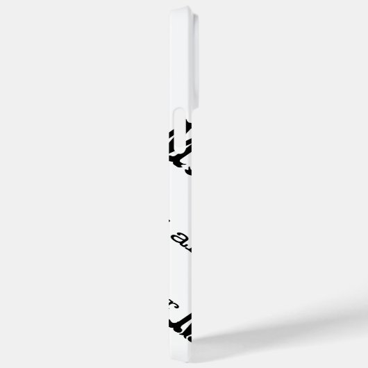 私は彼女のミスターMustache Groomsラザーの電話ケース Case-Mate iPhoneケース (裏面 / 右)