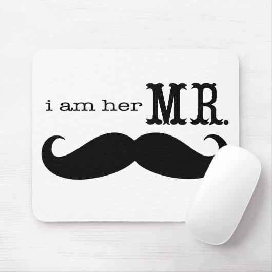 私は彼女の口ひげのプレゼントを探す マウスパッド (マウス)