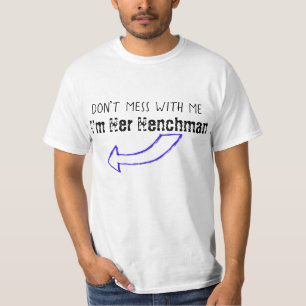 「私は彼女の子です」Tシャツ(夫/ボーイフレンド) Tシャツ