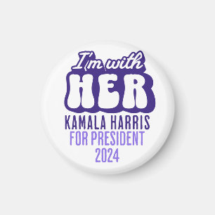 私は彼女の文字カマラハリス大統領2024に所属している マグネット