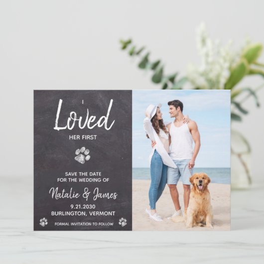 私は彼女の最初の犬素朴が好き結婚だった セーブザデート (スタンド正面)