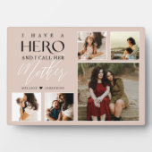 私は彼女の母の写真コラージュと呼ばれる英雄を持っている フォトプラーク (正面)
