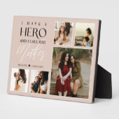 私は彼女の母の写真コラージュと呼ばれる英雄を持っている フォトプラーク (側面)