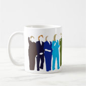 私は彼女の虹のマグとあります コーヒーマグカップ (左)